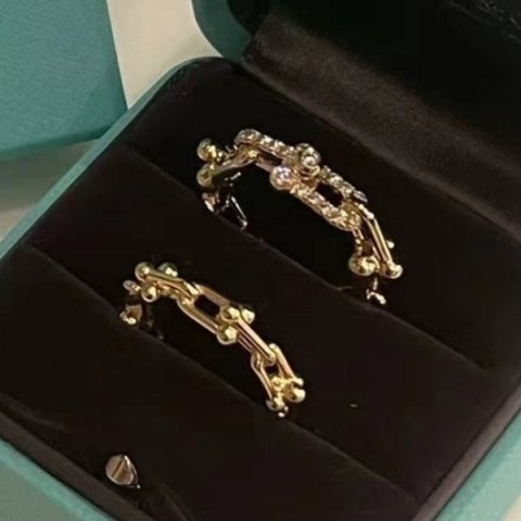 TIFFANY&Co 티파니앤코 마이크로 하드웨어 링크 반지