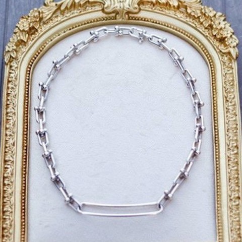 TIFFANY&Co 티파니앤코 일롱게이티드 하드웨어 목걸이