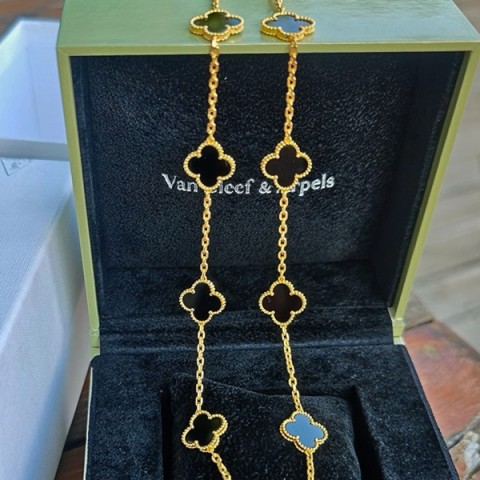 Van Cleef & Arpels 반클리프아펠 빈티지 알함브라 10모티브 목걸이